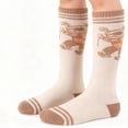 thumbnail image 2 of LIZENG Kids' Ski Socks with Print Thermal Mid Calf Socks for Boys & Girls Cotton for Kids, 2 of 4