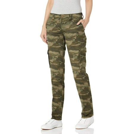 Dickies Women's Relaxed Fit Stretch Cargo Straight Leg Pant, Light Sage ...