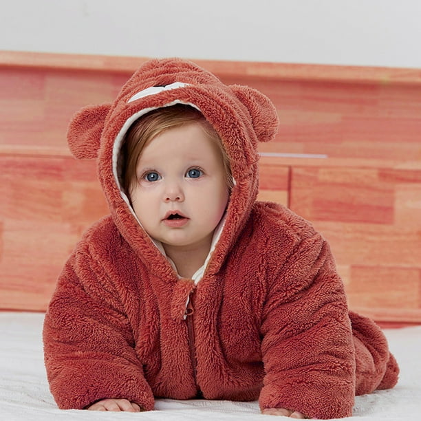 Ropa Bebe Niño 0-3 Meses Bebu00e9 Traje De Nieve Mameluco Invierno