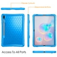 thumbnail image 2 of Fintie Silicone Case for Samsung Galaxy Tab S6 10.5" 2019 (Model SM-T860/T865/T867), Kids Friendly Light Weight Shock Proof Protective Cover Honey Comb Series [S Pen Holder], 2 of 7