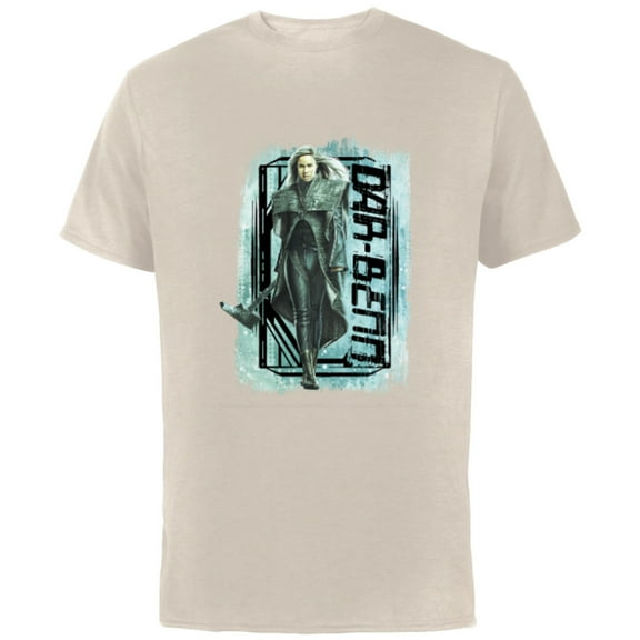 Marvel Studios The Marvels Dar-Benn with Hammer - Short Sleeve Cotton T-Shirt for Adults - Customized-Natural