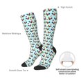 thumbnail image 3 of Daiia Sports Socks Roosters And Plants Printed Novelty Crew Socks for Men Women Knee High Socks Cotton Socks Soft & Breathable Support Unisex Socks, 3 of 9