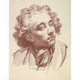 thumbnail image 2 of Jakob Matthias Schmutzer 15x18 Gold Ornate Wood Frame and Double Matted Museum Art Print Titled - Head of a Young Man Looking Right (1774), 2 of 4