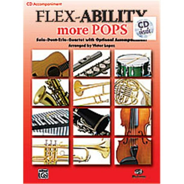 Alfred 00-30334 FLEX-ABILITY:Plus de POPS-ACC CD 9X12