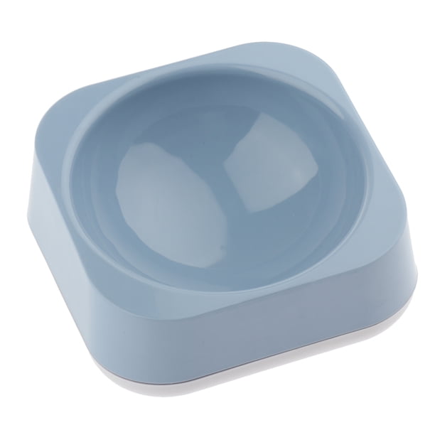 Cuenco de Alimentación de Mascotas Duradero Alimentador de Comidas Productos de Perros/Gatos Regalos para Pequenos - Azul, 13.5x13.5x7.5cm Sunnimix Recipiente de agua para alimentos de mascotas
