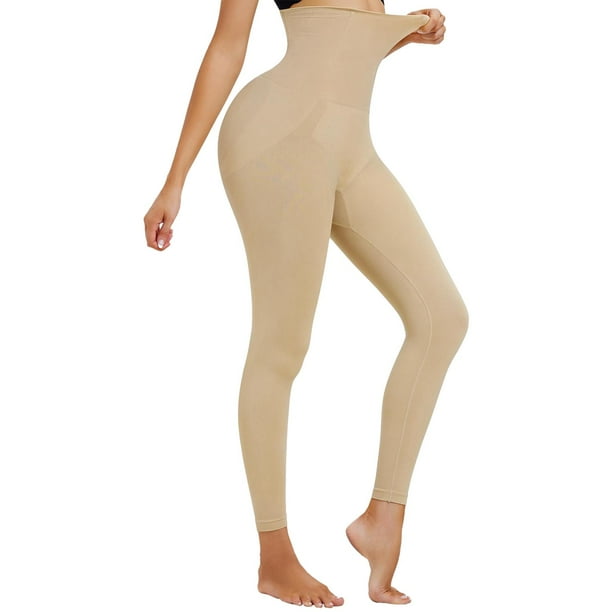 Medias de compresión para mujer, pantalones de yoga, moda elástica, ligeras Color de piel