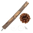 thumbnail image 3 of Natural Perch Bird Stand Pole, Bird Stand Perch Chewable Exercise Cage Accessories Easy To Grasp  For Cockatiels For Conures 20cm / 7.9in Stand Pole Length, 3 of 8
