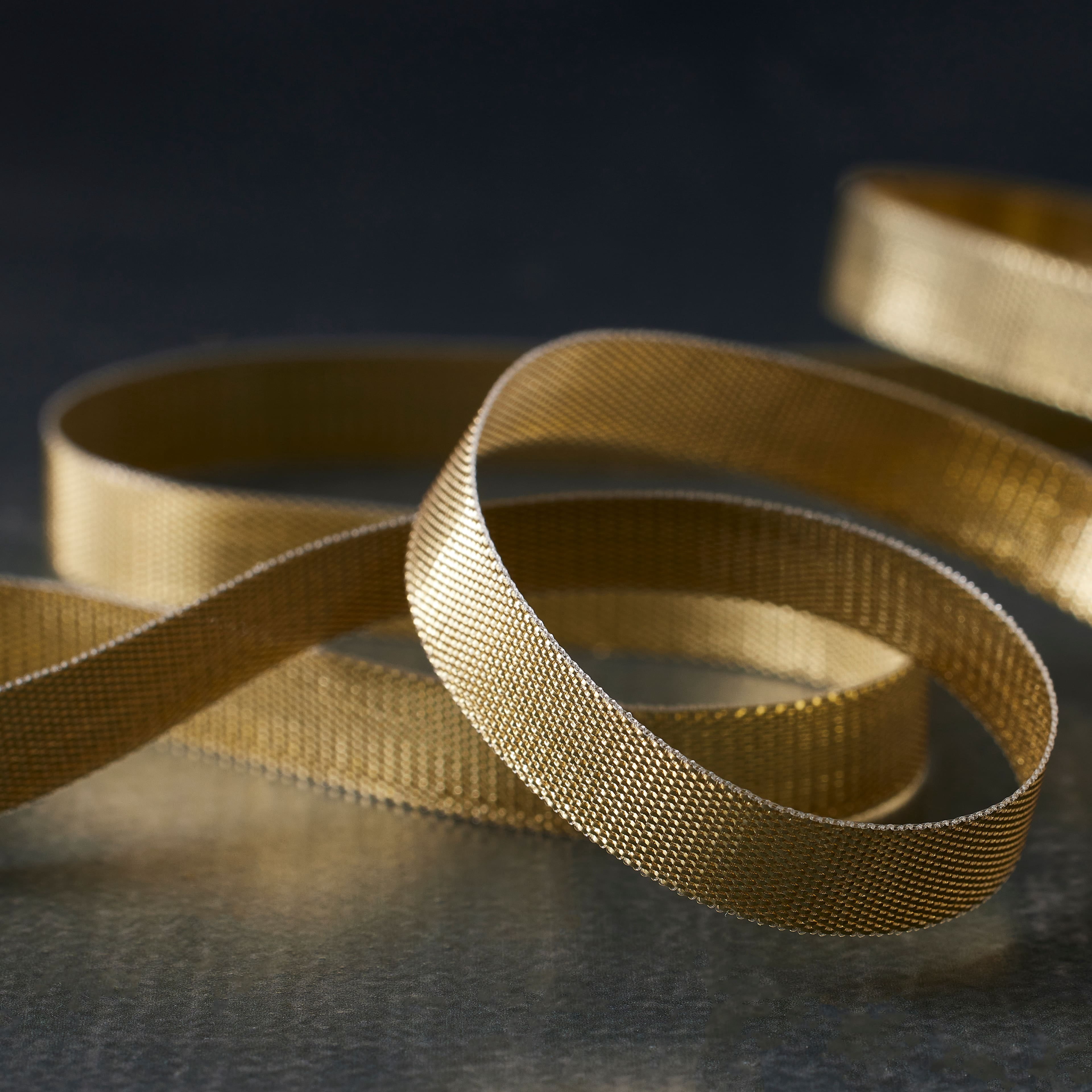12 Pack: 1/4" x 15yd. Lame Gold Ribbon by Celebrate It 360°