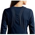 thumbnail image 2 of fit by white cross women's zip front mesh detail solid scrub jacket, 2 of 3