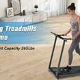 thumbnail image 4 of Ambifirner 2.5HP Folding Treadmill with 3% Incline - 265LBS Capacity, 7.5MPH, Tool-Free Adjustment for Home Office & Apartment Fitness​, 4 of 9