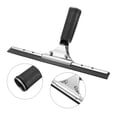 thumbnail image 4 of Uxcell Shower Window Squeegee Stainless Steel All Purpose Cleaning Tool 9.84 Inch Black, 2 Pack, 4 of 6