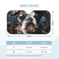 thumbnail image 2 of Kdxio Pirate Bulldog On Deck Print Windshield Sun Shade, Foldable Sun Blocker for Car,Truck,SUV Automotive Interior Sun Protection,Reflective Shade for Front Windshield(Medium), 2 of 6