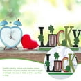 thumbnail image 6 of Lucky Ornaments Wooden St. Patrick's Day Sign Desk Topper Table Decor Tabletop Decoration, 6 of 6