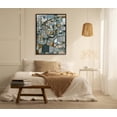 thumbnail image 5 of Kate and Laurel Sylvie Deco Nadeau Framed Canvas Wall Art by Leah Nadeau, 28x38 Brown, Decorative Transitional Art Print for Wall, 5 of 6
