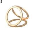 thumbnail image 2 of Ayyufe Women Scarf Buckle Brooch Pin Unique Designed Charming Fahion Gold Silver Plated Three Ring Silk Scarf Buckle Clip Brooch Pin for Gift, 2 of 6