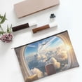 thumbnail image 6 of Cauagu Sunset Airplane Travel View for Tyvek Makeup Bag,Reusable Travel Cosmetic Bag Women Organizer Toiletry Bag Birthday,Gifts for Women Girlfriend Mom Teacher 6.5’’*8.9’’, 6 of 7