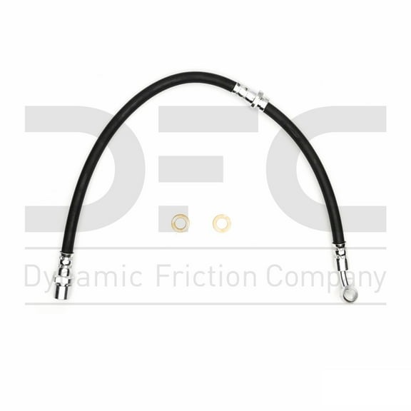 Rear Left Dynamic Friction Company Brake Line Hose 350-13063 For 2004-2007 Subaru Impreza