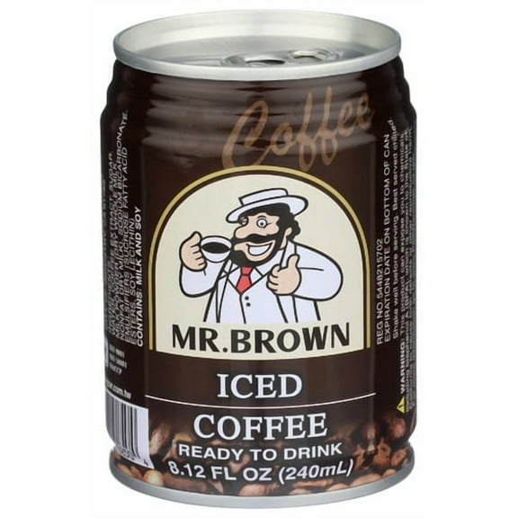Pack of 24 Mr. Brown Iced Ready-to-Drink Coffee 8.12 fl oz