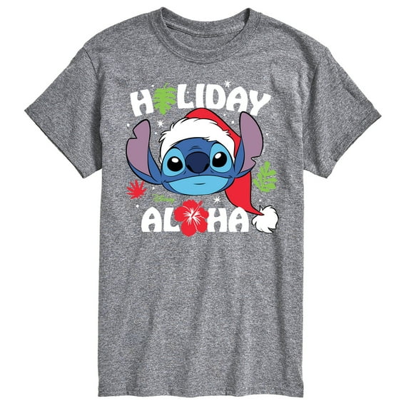 Lilo & Stitch - Holiday Aloha - Men's Short Sleeve Graphic T-Shirt
