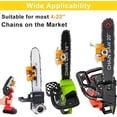 thumbnail image 4 of Klampero Chain Sharpener, Chain Saw Sharpener Tool, Portable Hand Crank Chainsaw Chain Sharpener Set, For Chain Saws Electric Saws, 4 of 6