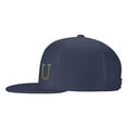 thumbnail image 3 of ZICANCN Alphabet U Pattern Baseball Caps, Trucker Hats for Men And Women, Adjustable Breathable Flat Caps, Navy Blue, 3 of 8