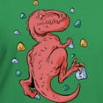 thumbnail image 3 of CafePress - Trex Indoor Rock Climbing T Shirt - Women's V-Neck Dark T-Shirt, 3 of 4
