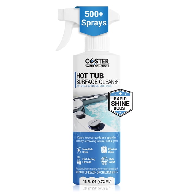 Limpiador de superficies para bañeras de hidromasaje Bio Ouster para spas estándar e inflables, 480 ml