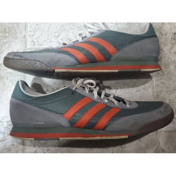 AWESOME RARE MODEL 2006 Ad-id-as ORIGINALS GREEN/ORANGE SNEAKERS MEN'S SIZE US13