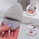 thumbnail image 3 of Xiao Hua Esponjas exfoliantes faciales reutilizables para limpieza facial, almohadillas desmaquillantes reutilizables, paquete de 5, color azul, A27, 3 of 4
