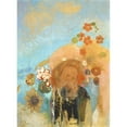 thumbnail image 2 of Odilon Redon 11x14 Black Ornate Wood Framed Double Matted Museum Art Print Titled: Evocation of Roussel (C. 1912), 2 of 5