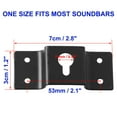 thumbnail image 4 of Unique Bargains DIY Audio Sound Box Speaker Wall Mount Iron Hook Hanger Plate 5PCS, 4 of 5