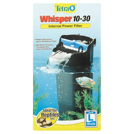 Tetra Whisper 10-30 Gallon Internal Power Filter for (Best Aquarium Filter For 10 Gallon Tank)
