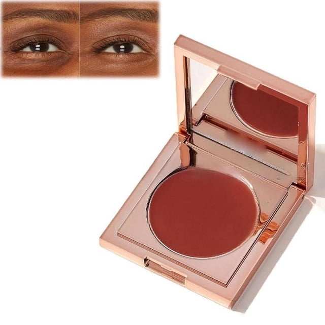 Natural Cream Under Eye Concealer Dark Circle Coverage Makeup, Lightweight Cosmetic Base with Buildable Formula