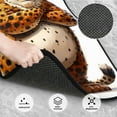 thumbnail image 3 of Naloa Cartoon Cheetah With Attitude Car Foot Mat Set of 4 Pieces - Universal Floor Liner Neoprene Full Set Floor Mats for Cars Trucks SUV, 3 of 7