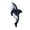 Whale, variant on ZPAQI Lovely Hair Claw Large Ponytail Catch Beach Barrettes Strong Hold Hairpin