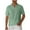 Mint Green, variant on BXINGOHAI Men's Knit Shirt Short Sleeve Crew Neck Casual Summer Fit Hollow Out Solid Color Knitted Shirts Black,XL