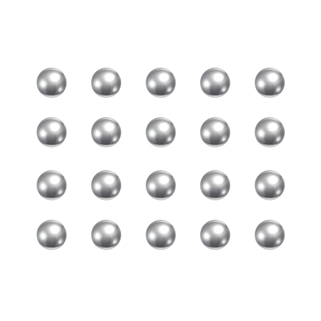 Unique Bargains Billes de Roulement en Acier Chromé 4,5 mm G5 Précision, Lot de 100