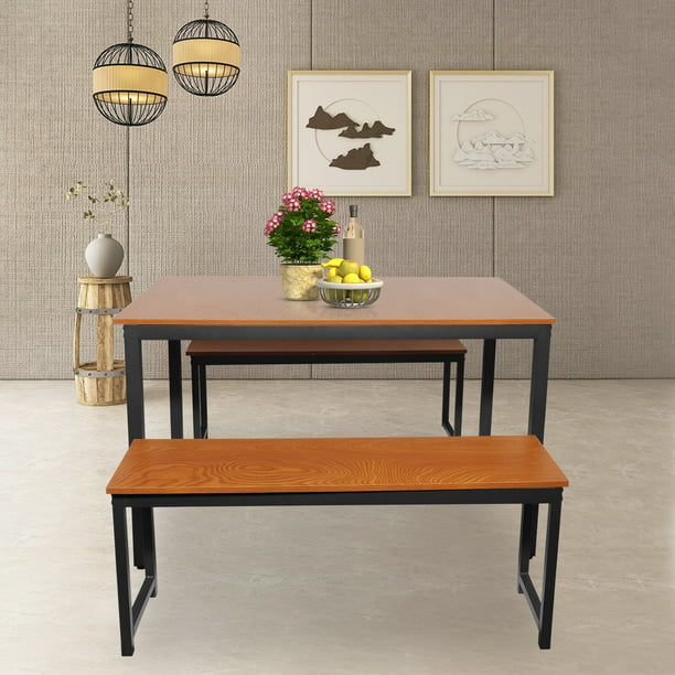 Piece Dining Table, Small Rectangle Dining Table With Bench