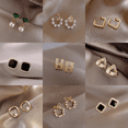 thumbnail image 2 of Pendientes de plata S925 con forma de alfiler, con forma de explosión de perlas, de hada, pequeños, frescos y sencillos, fáciles de combinar, 2 of 6