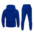 thumbnail image 4 of Men’s Hooded Sweatshirt and Jogger Pants Set Pullover Long Sleeve Top and Drawstring Waist Bottoms Casual Tracksuit, 4 of 4