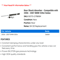 thumbnail image 2 of Rear Shock Absorber - Compatible with 2006 - 2007 BMW 530xi Sedan, 2 of 2