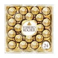 thumbnail image 1 of FERRERO ROCHER, Fine Hazelnut Chocolate, 24 Individually Wrapped Chocolates,, 1 of 7
