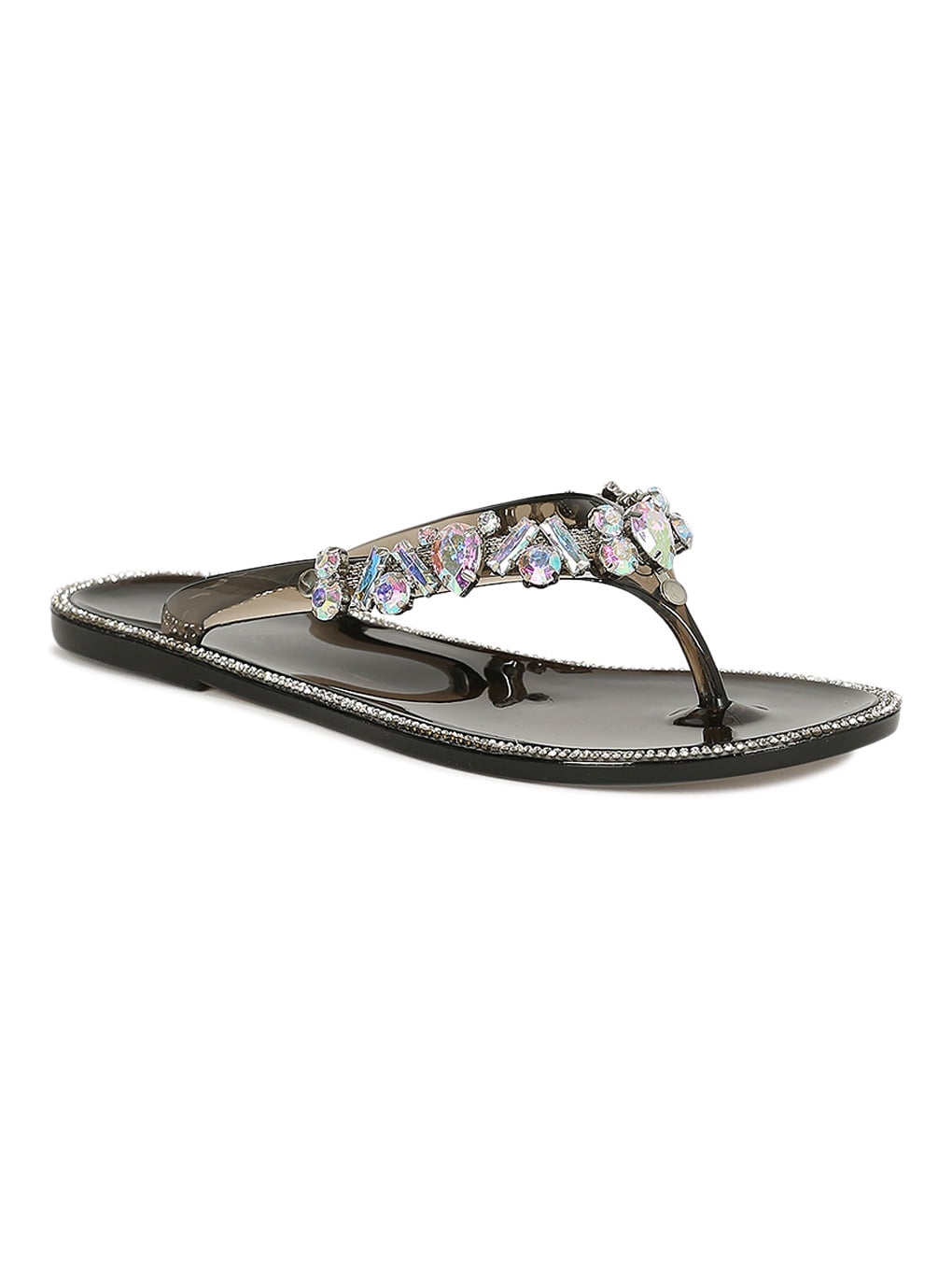 jelly flat sandals