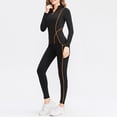 thumbnail image 2 of Lovskoo Womens Yoga Set Crewneck Top High Waist Leggings Breathable Comfort 2 Piece Workout Activewear, 2 of 6