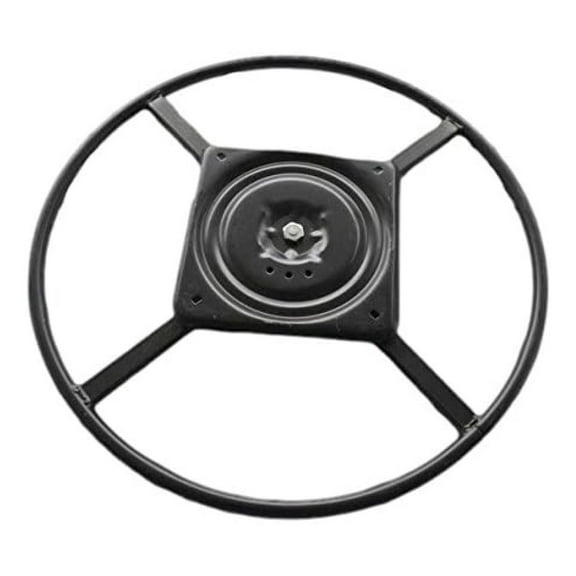 Swivel Chair Base Replacement 25.5 Inch - Solid Steel Swivel Ring for Office & Home Chairs - Repair & Convert Chair Bases - 10.25 Inch Swivel