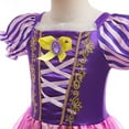 thumbnail image 6 of Raqunzel Princess Dress for Girls Halloween Christmas Cosplay Dress Up, 6 of 7