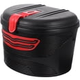 thumbnail image 2 of SHISUYAN Electric Mountain Bike Front Frame Hanging Plastic Storage Basket with Lock (Red), 2 of 8