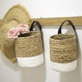 thumbnail image 5 of Cheers US Seagrass Woven Storage Baskets Wall Hanging Baskets Organizer, Garden Planters Baskets, 5 of 7