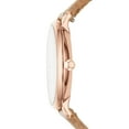 thumbnail image 5 of Fossil Women's Jacqueline Three-Hand Tan Leather Band Watch (Style: ES3487), 5 of 5
