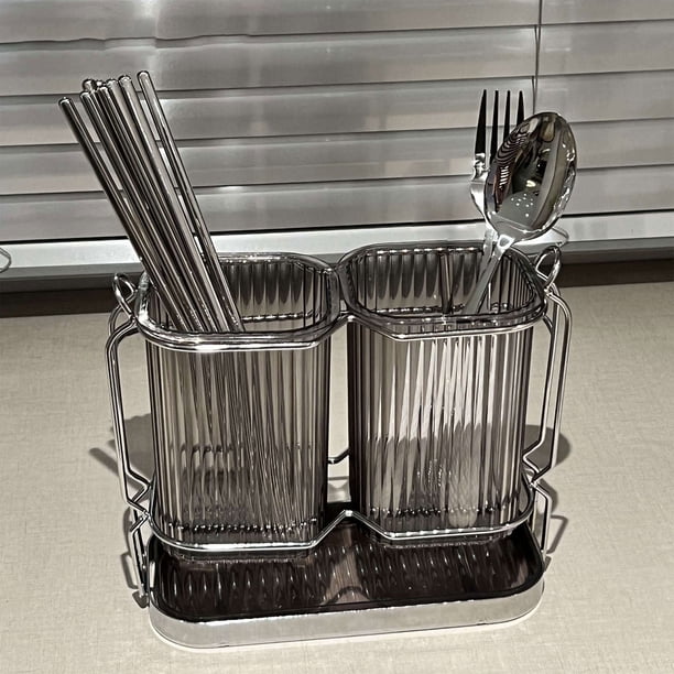 XWSHYW Aparatos de Utensilios de Cocina. Barril de Palillos para Excrementos, Caja de Almacenamiento para Cucharas de Cocina Montada En La Pared, Estante de Almacenamiento, Cesta para Palillos, Almac